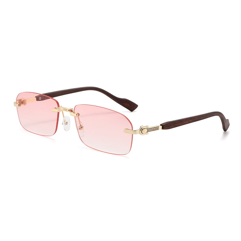 Men's Sleek Geometric Frame Sunglasses Skanto