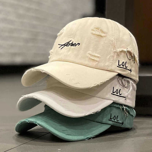Unisex Slittet Jean Justerbar Caps Skanto