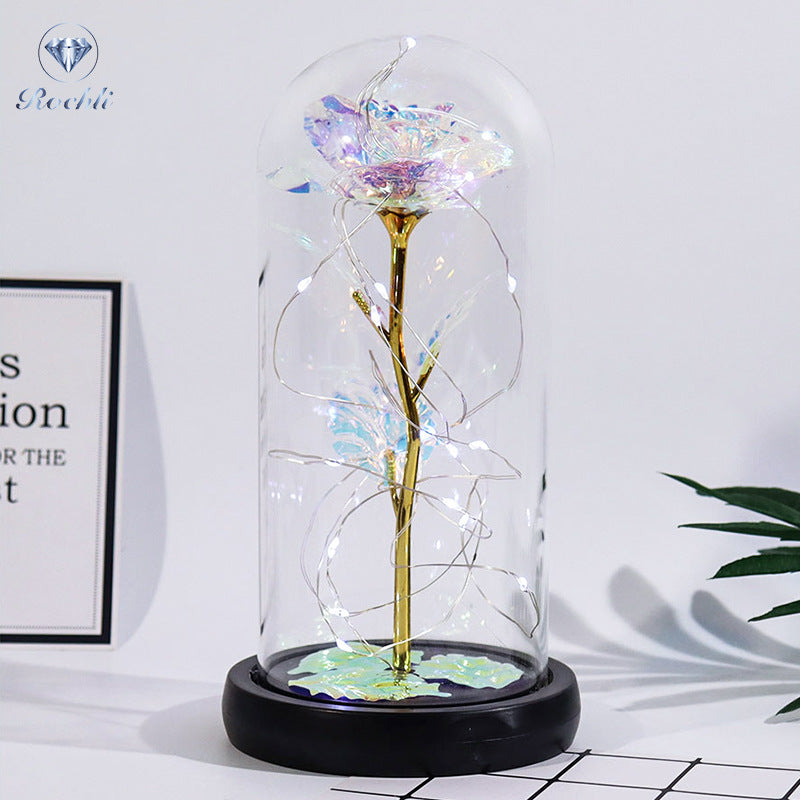 Rose i Glass Dome Display | Skanto
