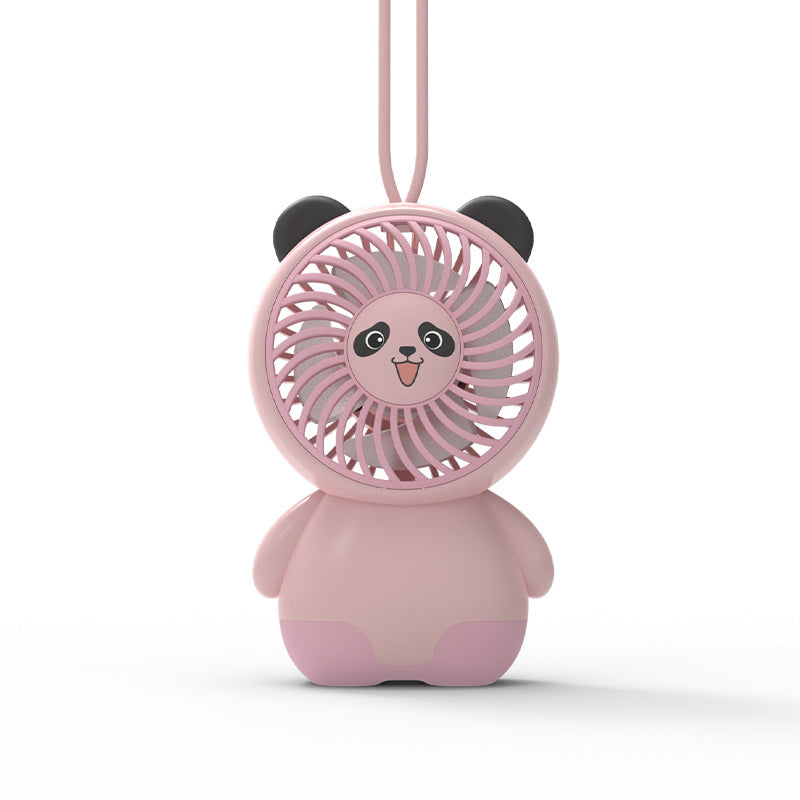 Dame Bærbar Håndvifte i søtt Panda-design Skanto