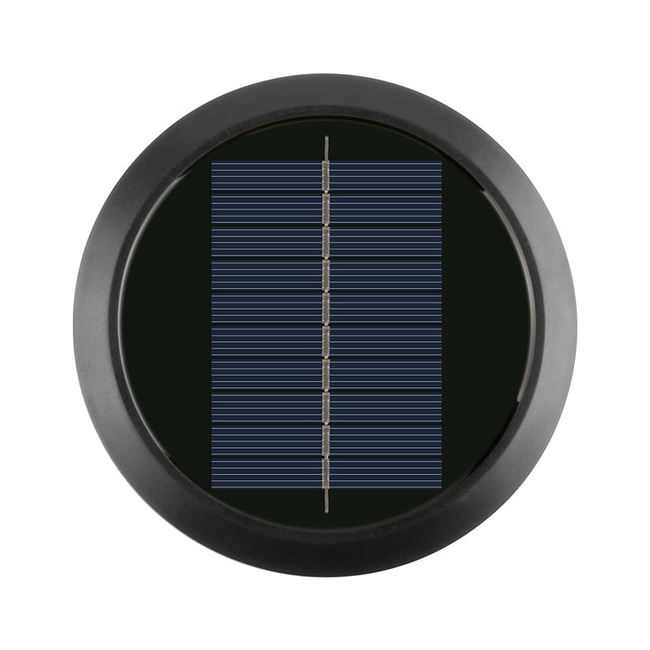Rund Solvegglampe Med Kvadrant-Stråle LED Dekorativ Utendørs Vegglampe Og Værbestandig Hus Skanto