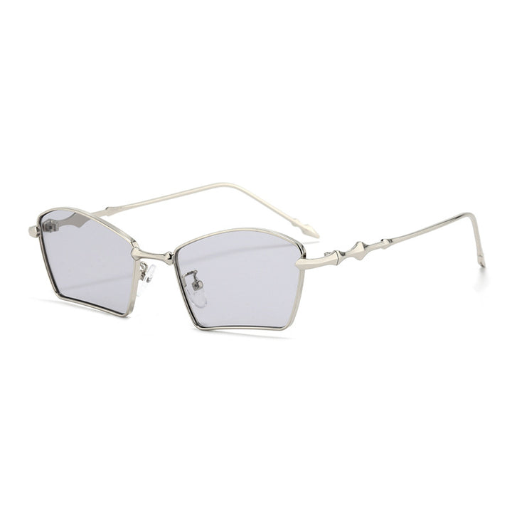 Women's trendy sunglasses with geometric frame and gradient lenses Skanto