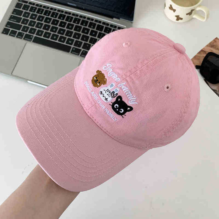 Kvinne Søt Dyrebrodert Baseballcap Skanto