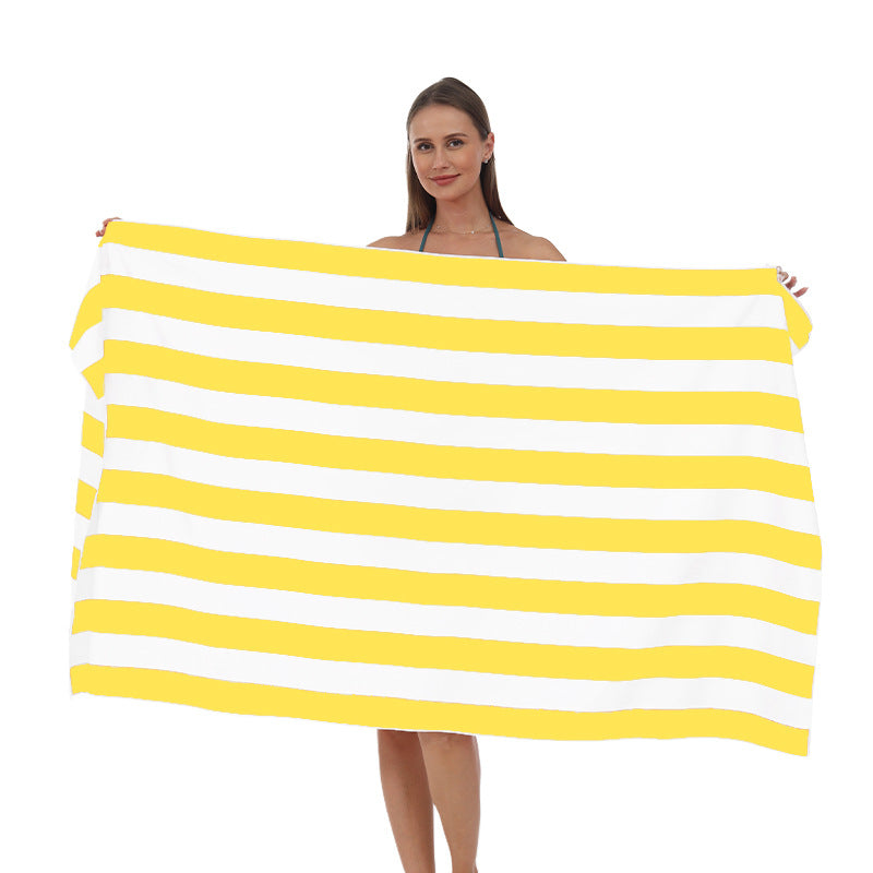 Strandhåndkle med moderne, brede stripestruktur Skanto