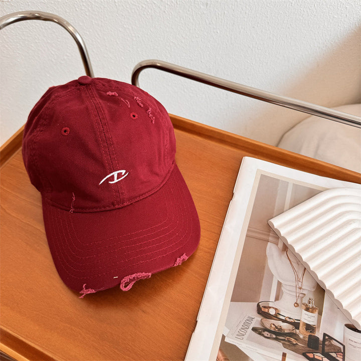 Herre Slitt Bomulls Baseball Caps Skanto