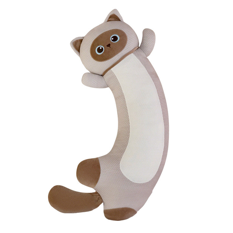 Plush nakkestøttepute i kattestil Skanto