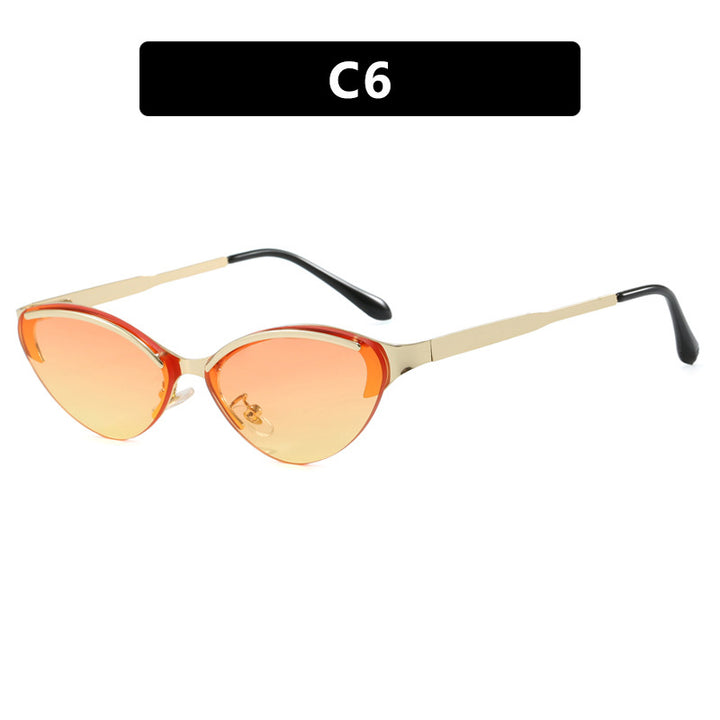 Dame Cat-Eye solbriller med elegant ramme og UV-beskyttelse Skanto