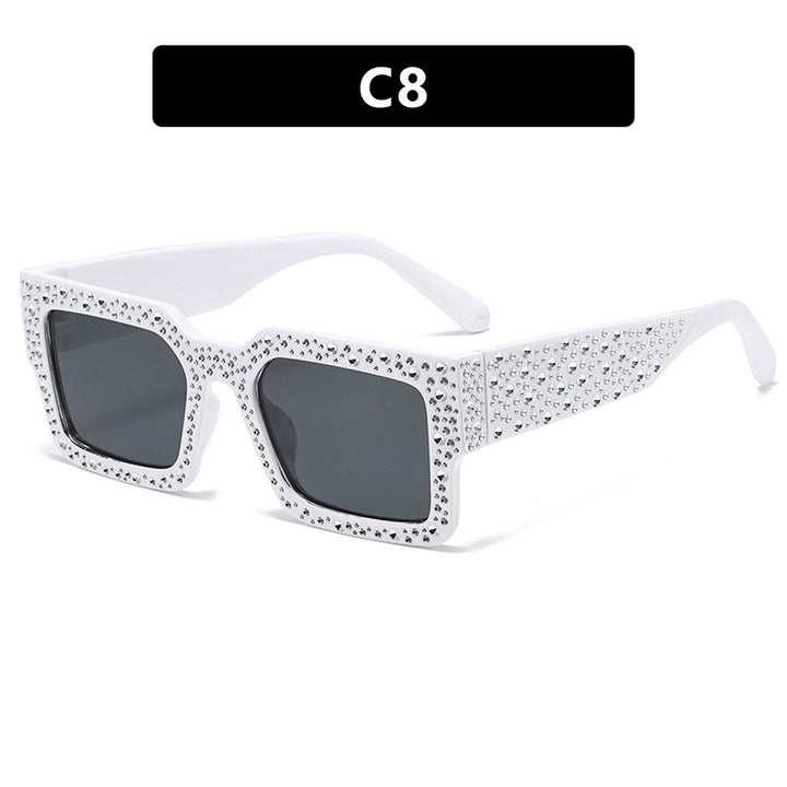 Women's extravagant sunglasses with sparkling accent Skanto