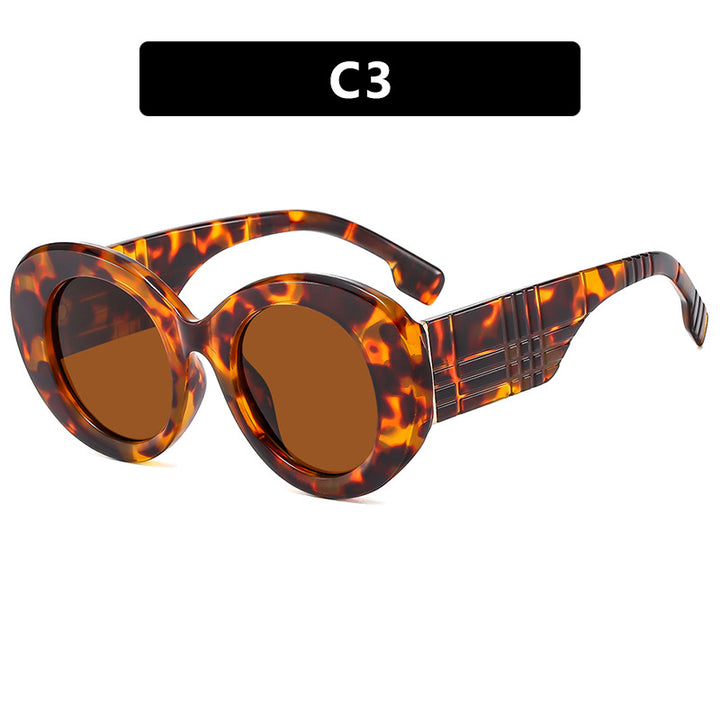 Women's extravagant sunglasses with creative frame design and protective UV filter Skanto