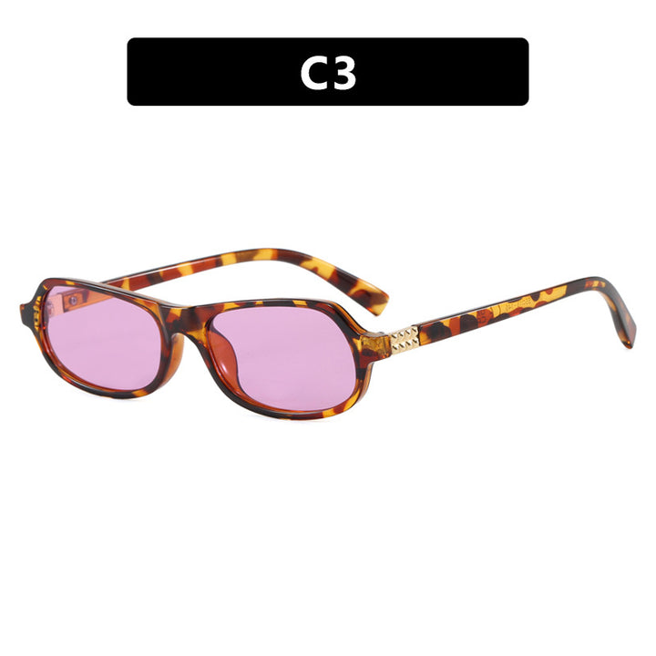 Women's trendy stylish sunglasses with golden accents Skanto