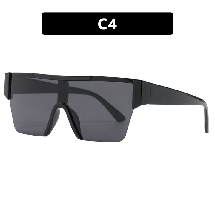 Women's futuristic sports sunglasses with UV protection and wide lens area Skanto