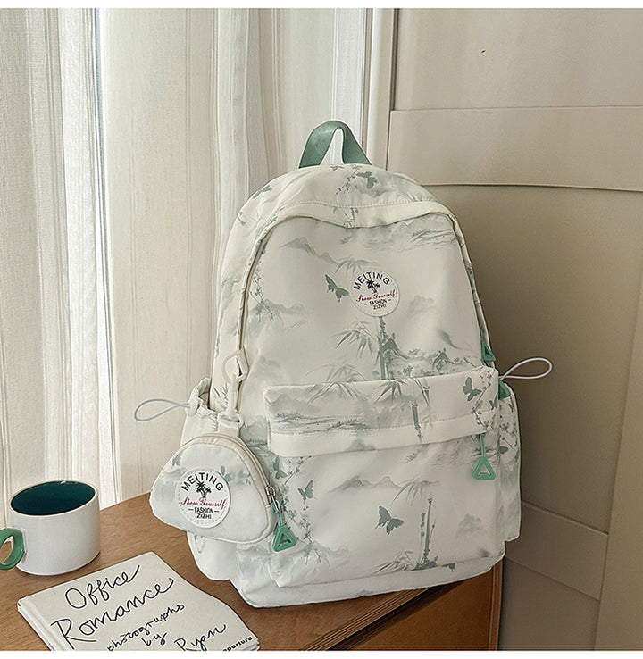 Kunstnerisk Blomster Mønster Skolesekker