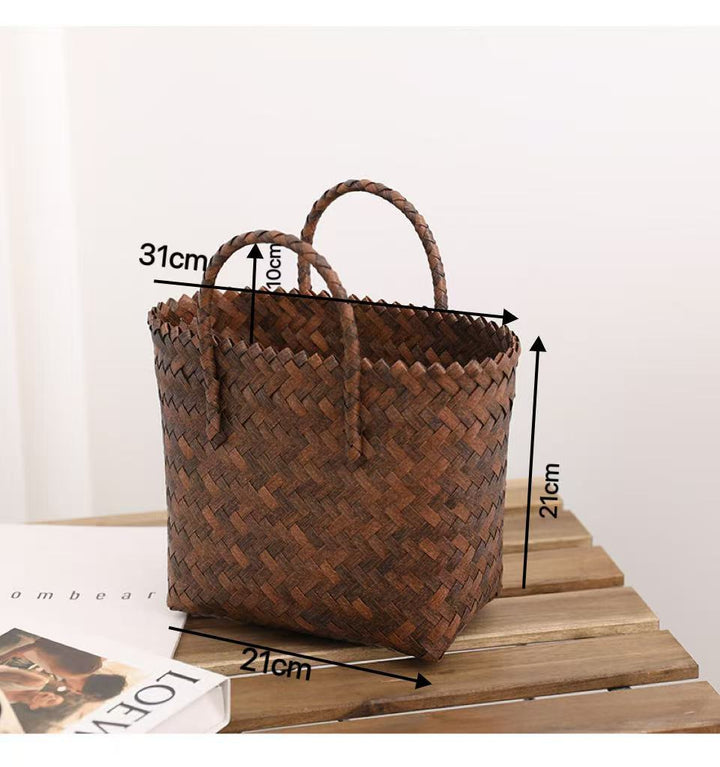 Rustic storage bag Skanto