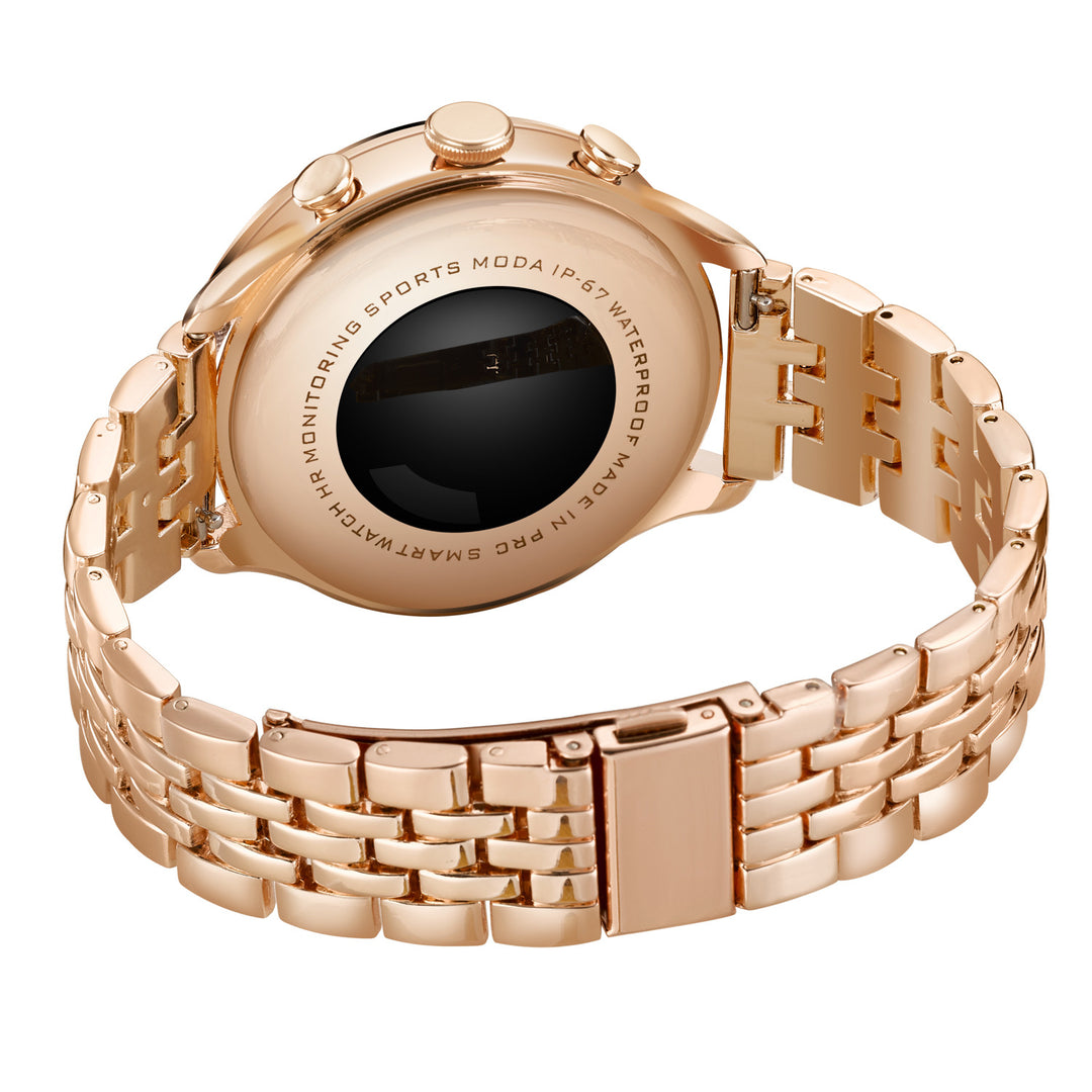 Skanto | Smartklokke Rose Gold Metal Amoled Display