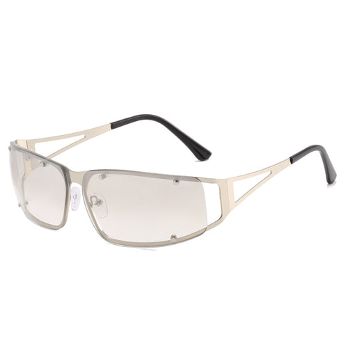 Damer sporty solbriller med trendy design og polariserte linser Skanto
