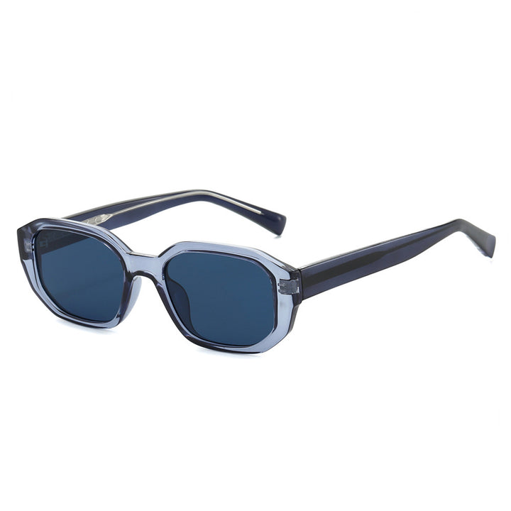 Dame moteriktig solbrille med unik åttekantet ramme Skanto