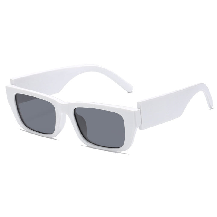Dame moteriktig rektangulær solbrille i innovativ design Skanto