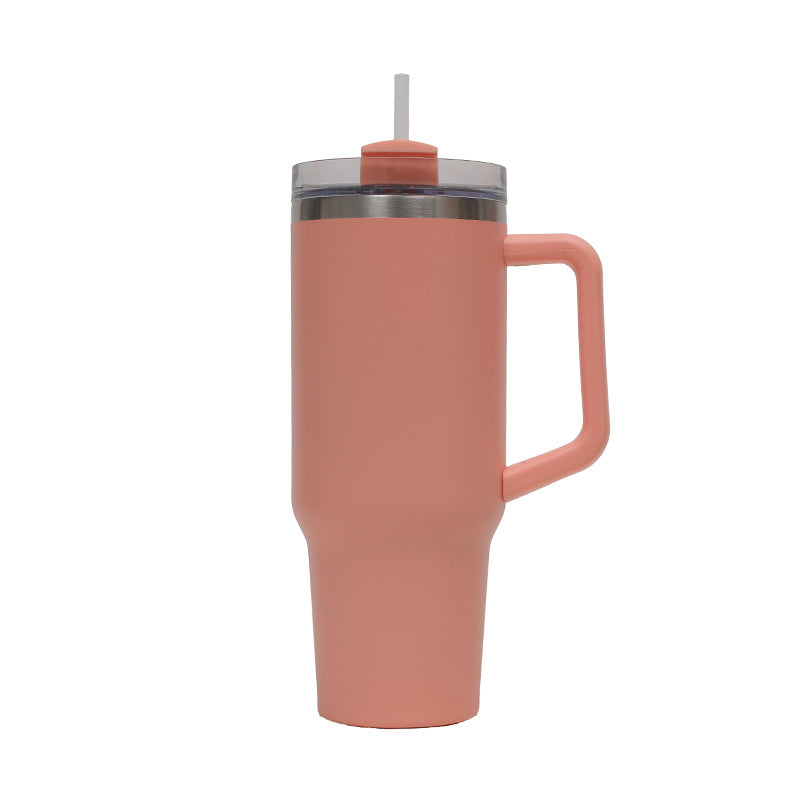 Dame Thermo Drikkekopp med Ergonomisk Håndtak og Praktisk Strå Skanto