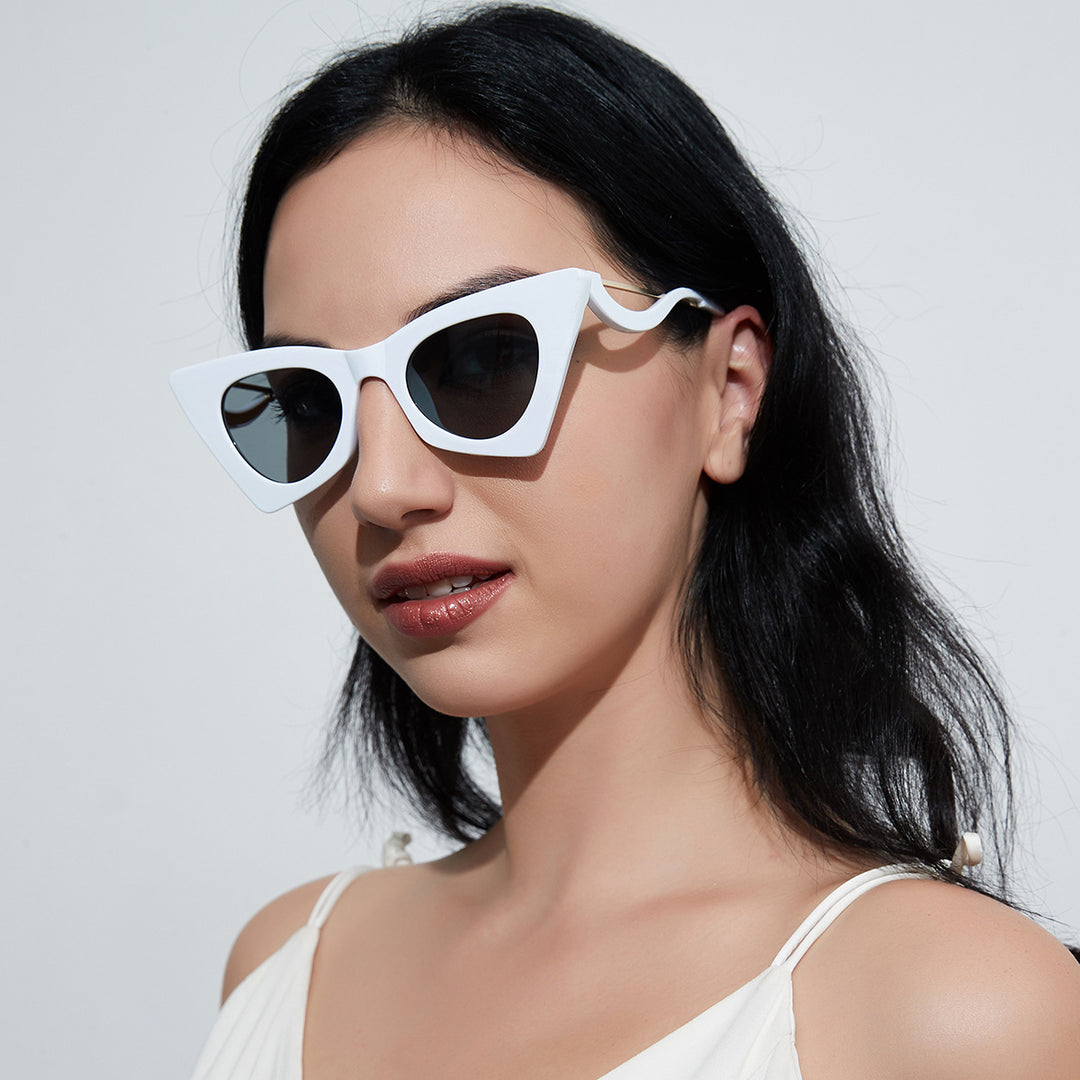 Damer Cat-Eye solbriller Skanto