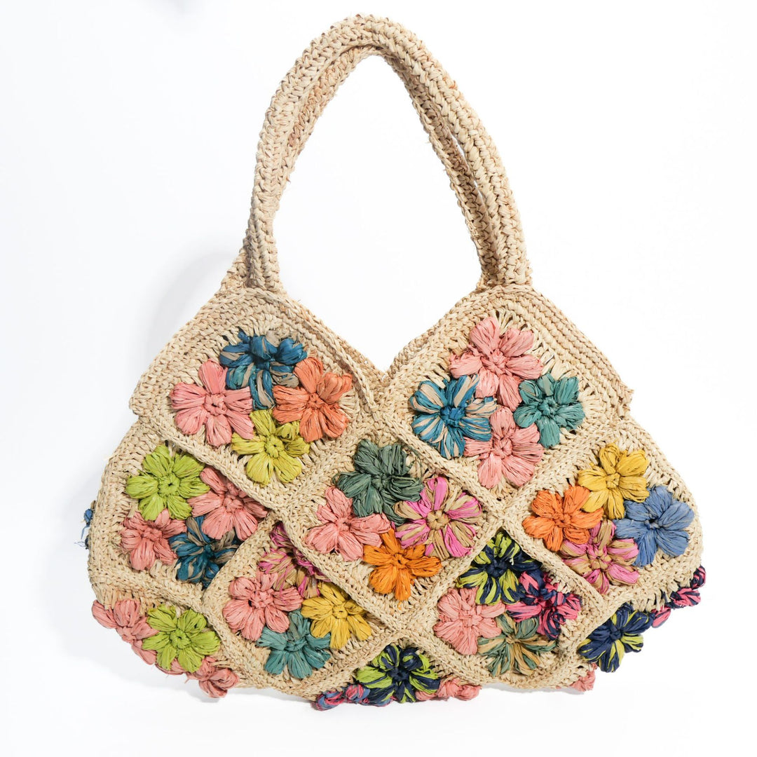 Håndlaget makramé bæreveske Skanto