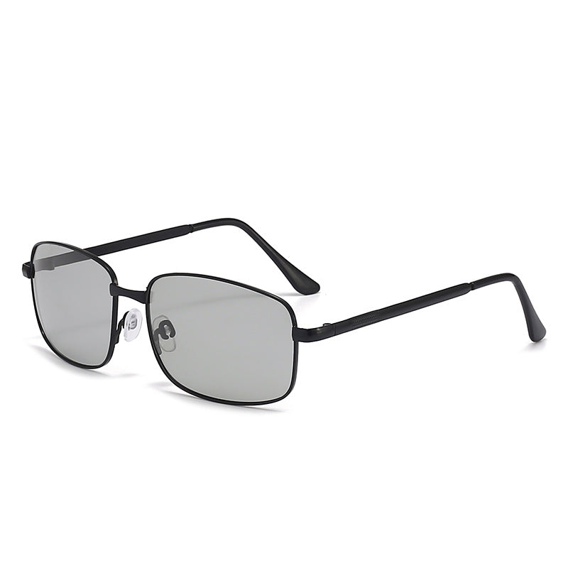 Herrer moteriktig solbrille med høykvalitets metallramme og UV-beskyttelse Skanto