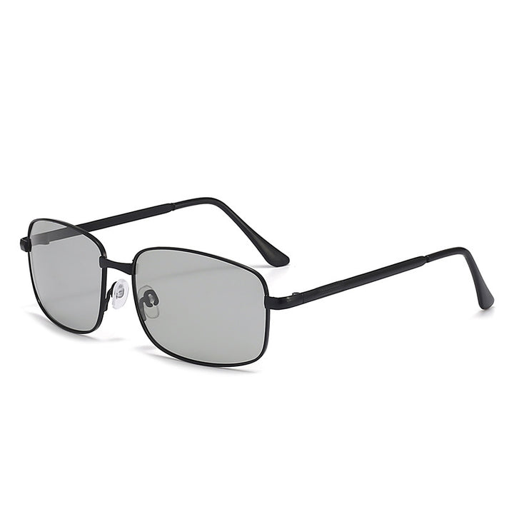 Herrer moteriktig solbrille med høykvalitets metallramme og UV-beskyttelse Skanto
