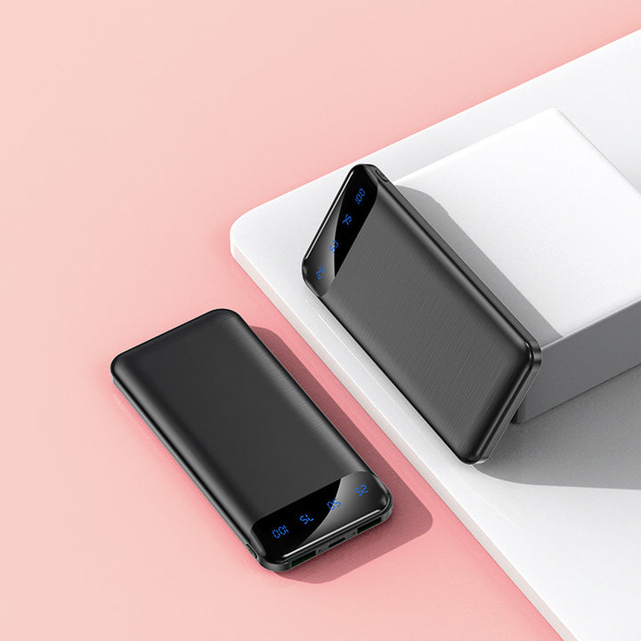 Bærbar powerbank med digital smart skjerm og rask ladingshastighet Skanto