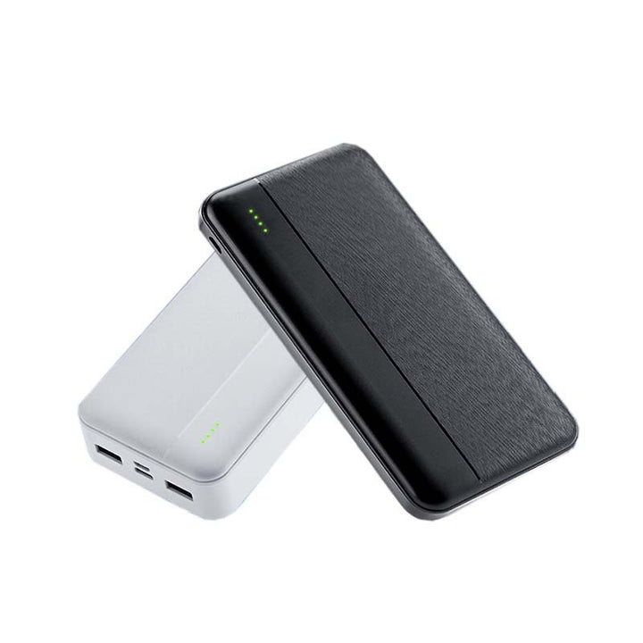 Bærbar Powerbank med høyverdig overflatestruktur og hurtigladefunksjon Skanto