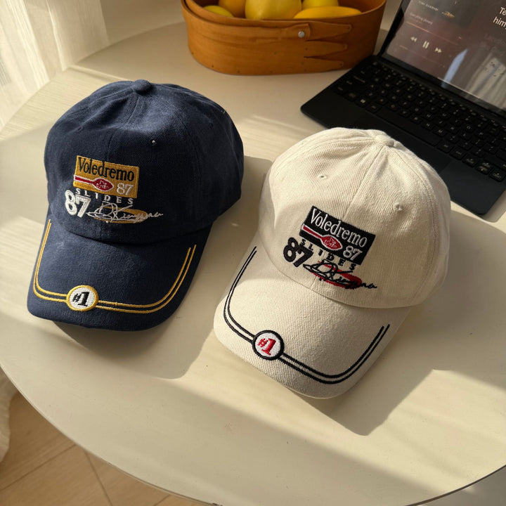 Herre Vintage-inspirert brodert baseball cap Skanto 1783922647
