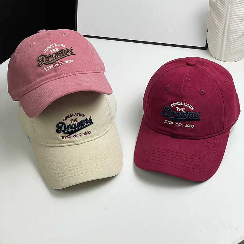 Unisex Vintage-Inspirert Brodert Baseball Cap Skanto