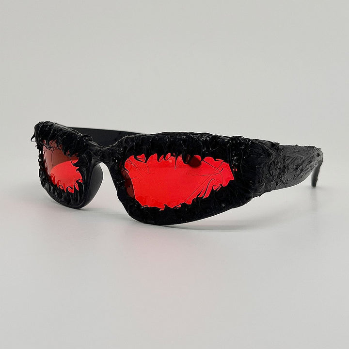 Dame unik sport solbrille i futuristisk design Skanto