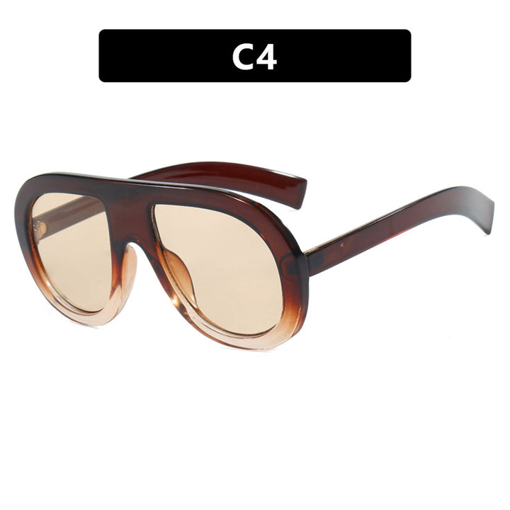 Women's oversized sunglasses in futuristic design Skanto