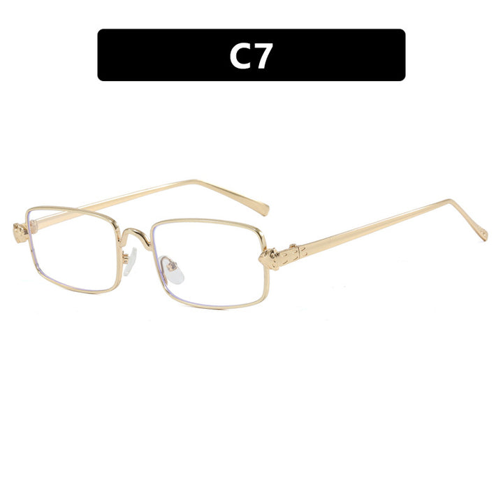 Women's elegant square sunglasses with luxury metal frame and UV protection Skanto