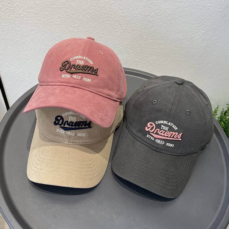 Herre Casual Brodert Baseball Caps Skanto