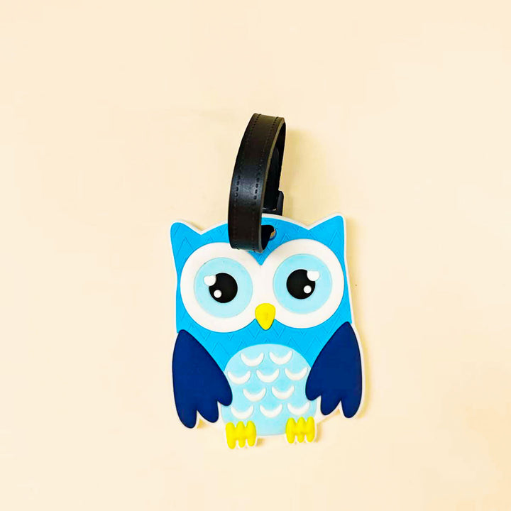 Unisex bagasjetag i kunstnerisk ugle-design Skanto