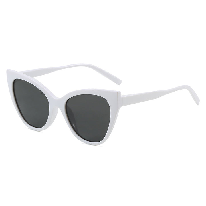 Dame Cat-Eye solbriller med UV-beskyttelse og moderne ramme Skanto