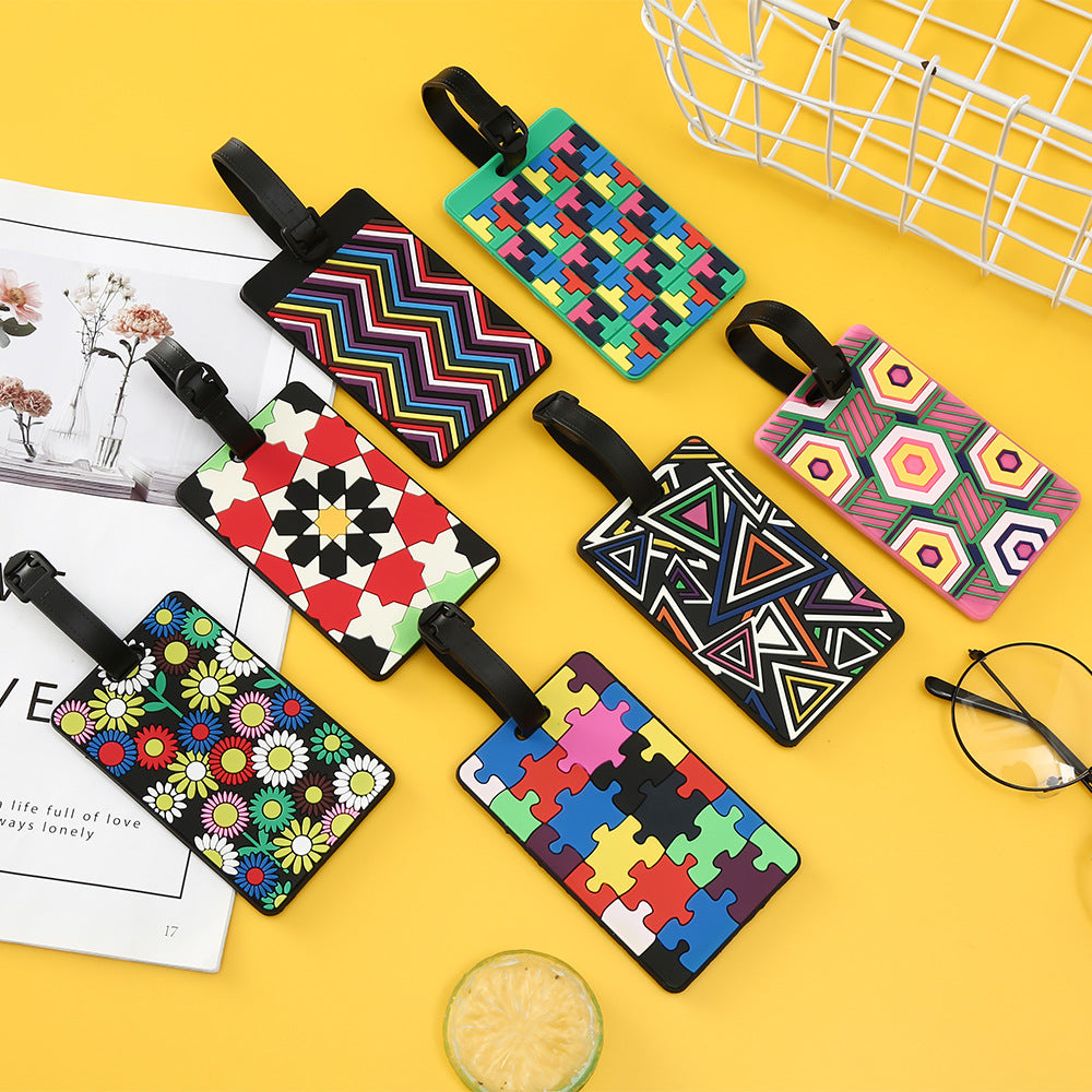 Unisex Bagasjevippe med moderne geometrisk design Skanto