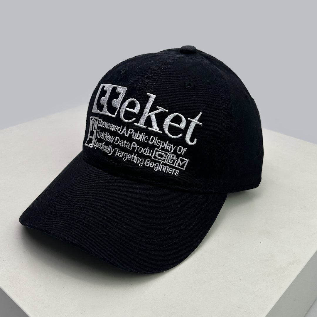 Herre Justerbar Statement Baseball Cap Skanto