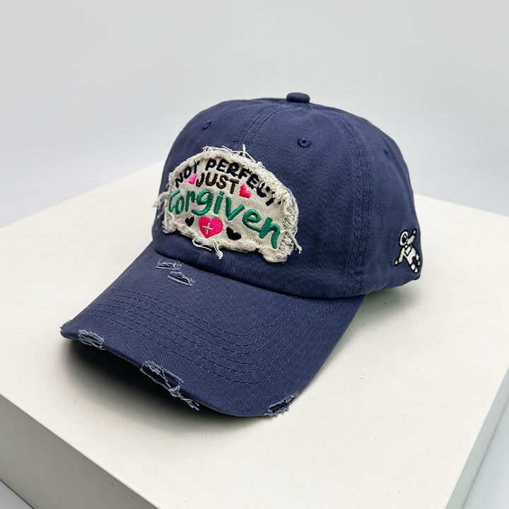 Kvinne Distressed Cotton Inspirerende Baseball Cap Skanto