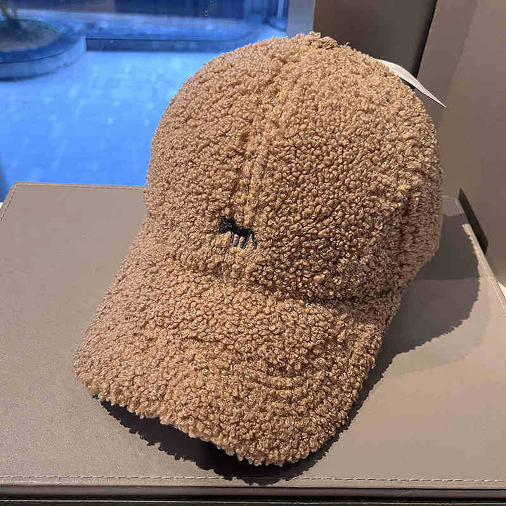 Kvinne Plush Teksturert Baseball Caps Skanto