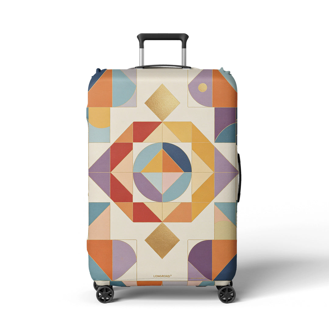 Dame koffertrekk med moderne grafisk design Skanto