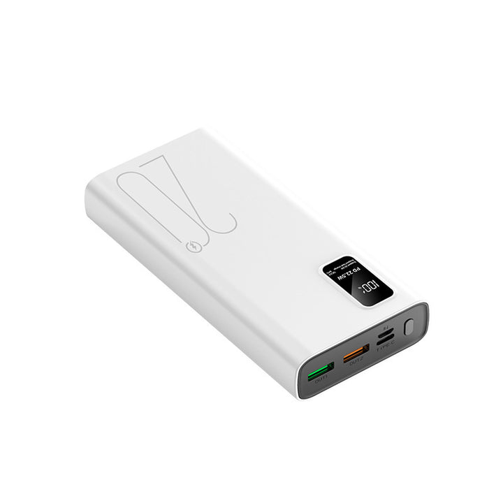 Høyytelses powerbank med integrert hurtigladingsfunksjon og LCD-skjerm Skanto