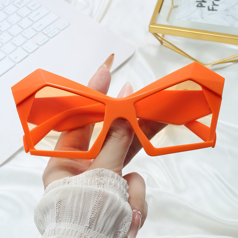 Dame geometrisk designerbrille Skanto