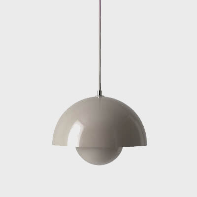 Skanto | Nordic Macaron 1-Ly Half-Sirkel Kuppel Pendellampe