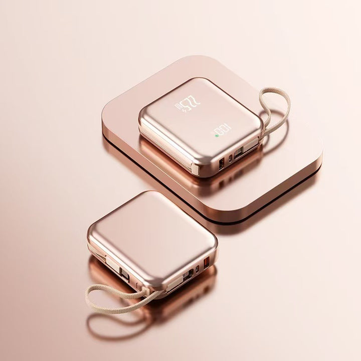 Høyytelse Powerbank med hurtigladefunksjon og innebygd LED-skjerm Skanto
