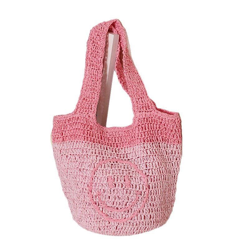 Hand-knotted tote bag with relaxed design Skanto