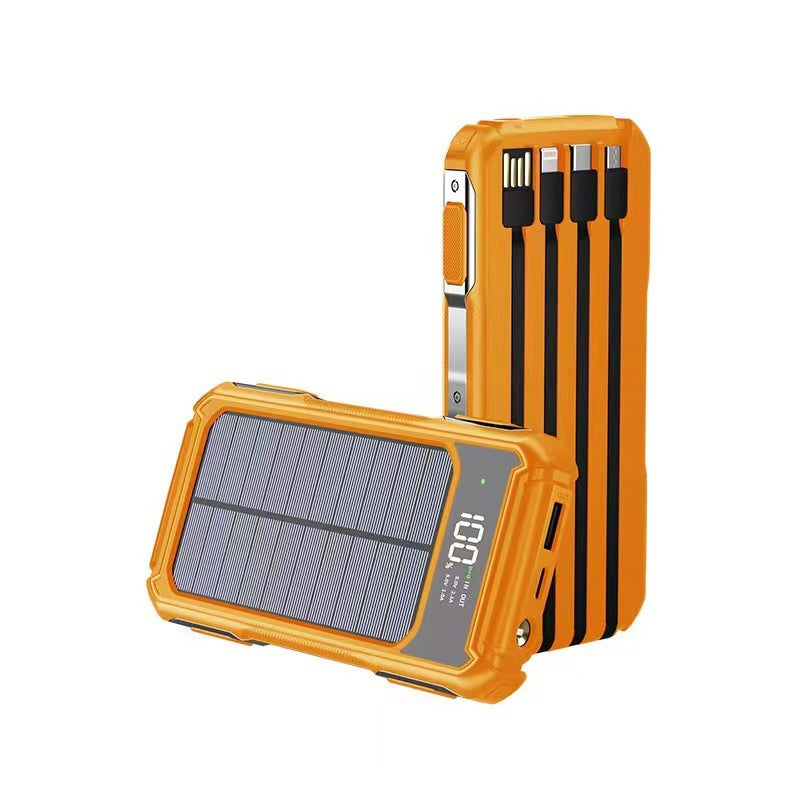Robust solcelle powerbank med hurtigladefunksjon Skanto