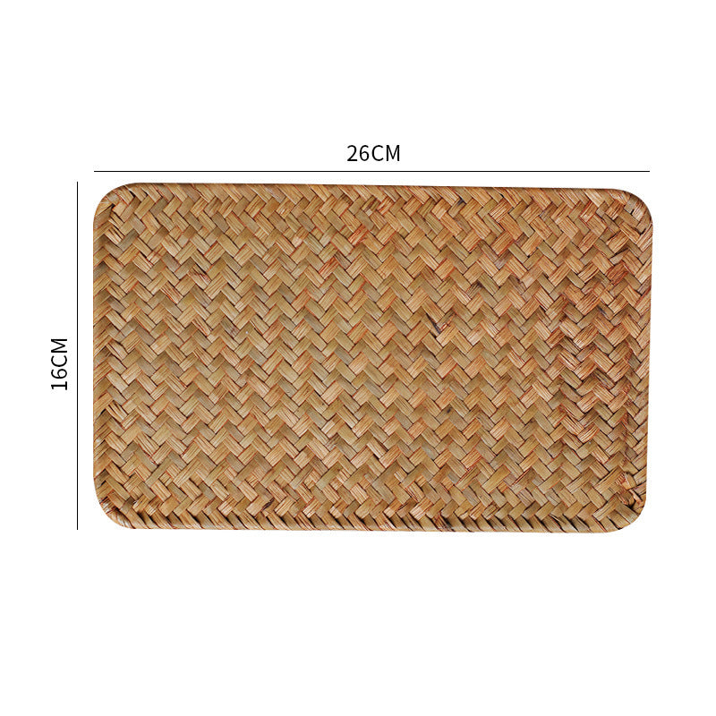 Artisan Woven Serving Tray Skanto