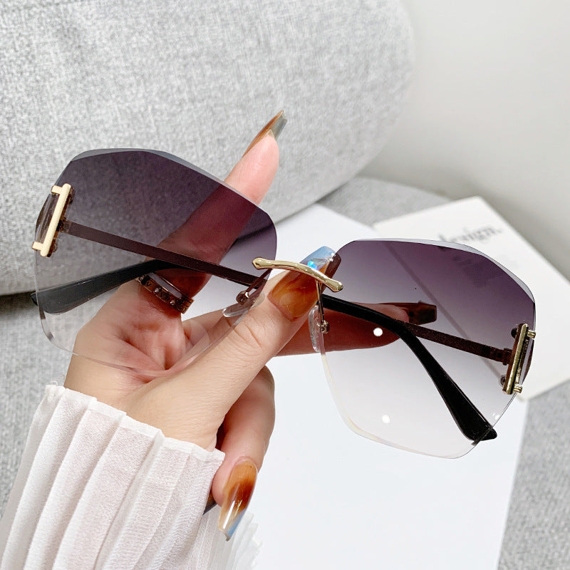 Dame futuristisk kvadrat solbrille Skanto