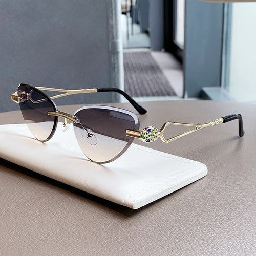 Dame Cat-Eye solbriller i moderne design Skanto